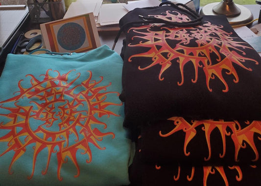 Spiral Sun Unisex Hoodie