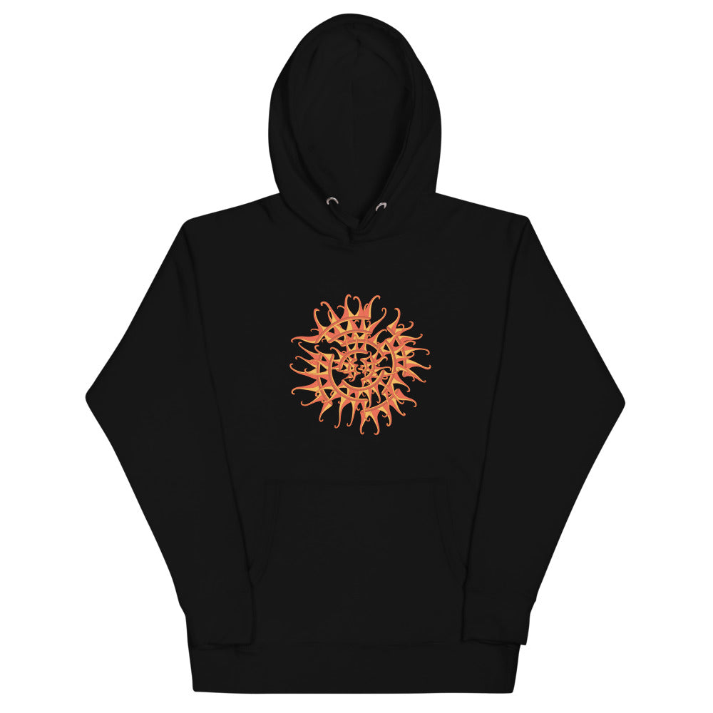 Spiral Sun Unisex Hoodie
